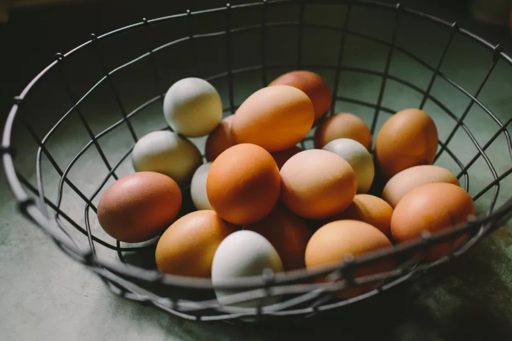 Enumeración de los huevos ecológicos 4 Huevos ecológicos